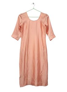 Elegant Peach Embroidered Kurta