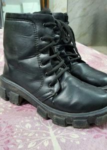 Lace-Up Boots