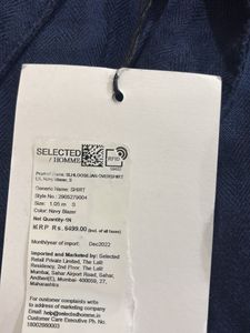 SELECTED HOMME Navy Over Shirt