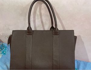 Brown Laptop Tote Bag