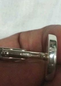 SILVER Bentley Motor Cap &#39;B&#39; Original Cufflink