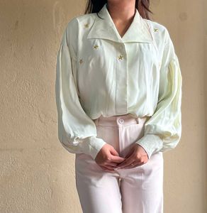 Starry Button-Down Top