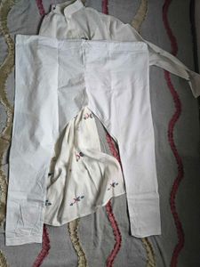 White Kurta Set