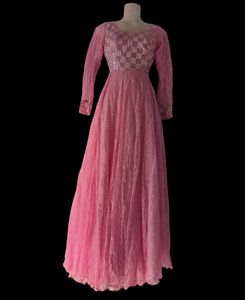Elegant Pink Anarkali 🌸
