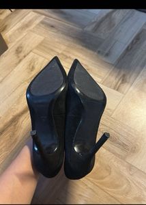 Mango Pointed-TOE SATIN FINISH STILETTO HEEL PUPMP