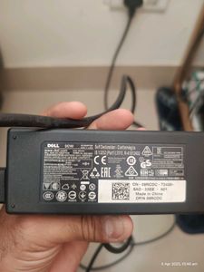 Dell 90W Laptop Adapter/Charger with power cable