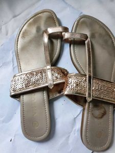 Rose Gold And Maroon Flats