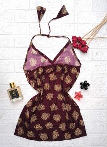 Festive Halter Neck Kurti 🎀