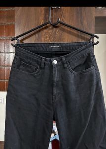 Zudio Black Wide Leg Jeans