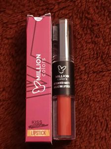 2 in 1 matte nude shade Lipstick with freebies