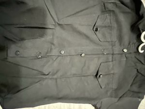 Black T Shirt With Cap Attached