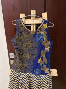 Vibrant Royal Blue Ethnic Gown
