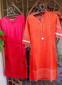 Combo Of Two Branded Kurtas