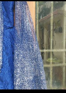 Elegant Blue Ethnic Gown💥