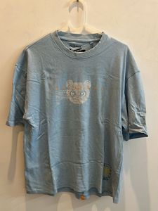 Pull&Bear Blue Graphic Tee