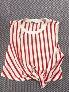 Zara Crop Knot Top