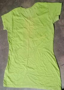 Green &#39;Listen to Your Heart&#39; Tee..And Blue T Shirt