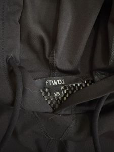 Black Short Sleeve Hoodie T-shirt