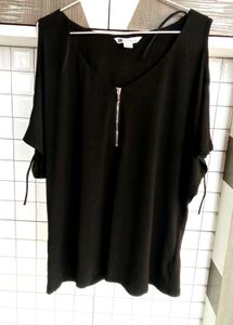 Stylish Black Top (Off- Shoulder)
