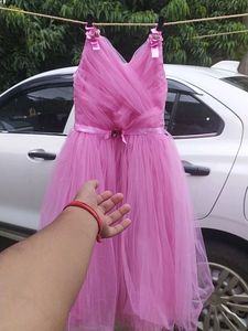 Pink Tulle Party Dress