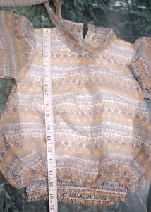 Elegant plazo with top