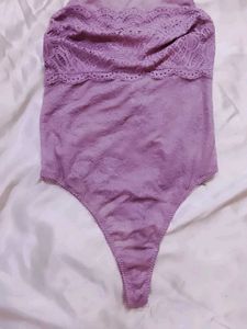Lavender Lace Bodysuit