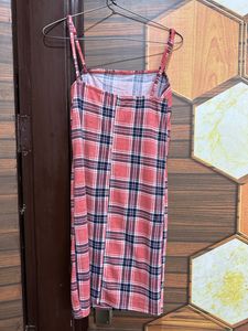 Shein check Dress