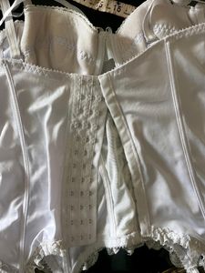 White Lacy Corset Top