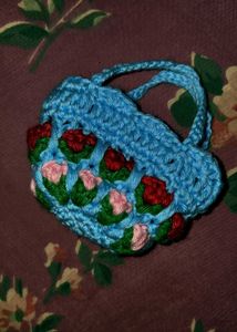 Cutestt 🌸 Crochet Wallet 💝 keychain 🎀 and phone