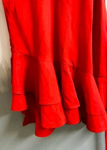 Pretty Frilled Wrap Dress