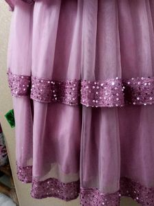 Sparkly Lavender Girls Dress