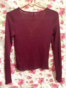 H&amp;M Ribbed Fit Top