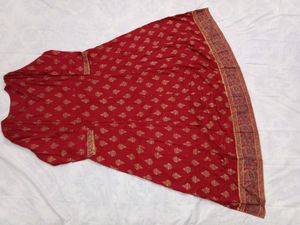 Beautiful A-line Kurti Set