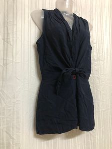 Hearts Blue Stylish Top