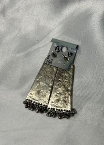 oxidized Red Fashion Dangle Earrings