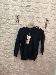 Navy Blue Knit Sweater🎗️
