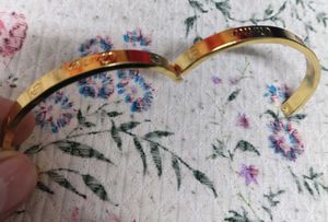Gold Bangle Bracelet Single