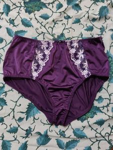 Vintage Purple Lace Panties