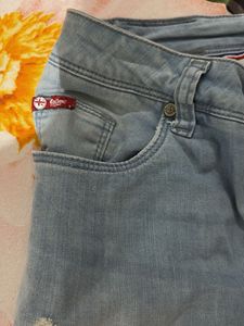 Distressed Denim Jeans