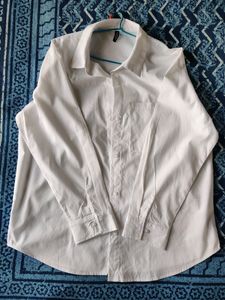H&amp;M white Oversized shirt