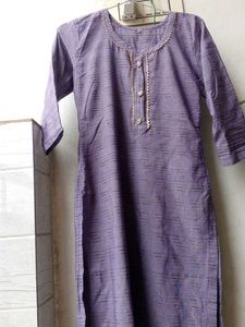 Elegant Purple Kurta