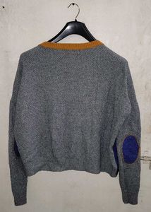 Rina Colorblock Cropped Sweater