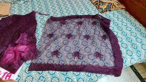 Elegant Purple Fully Stitched Lehenga