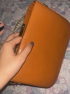 Brown sling Bag