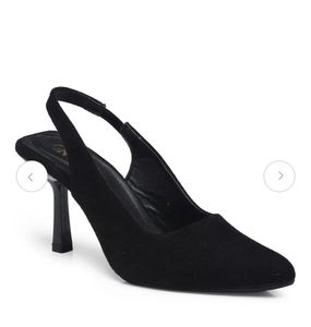 Black Slingback Heels