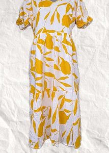 Floral Print Midi Dress