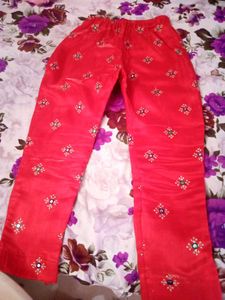 Most Demanding Red Kurta Set In Very Good Conditio