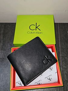 Calvin Klein Leather Wallet ( BLACK )