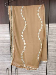 Aachho Champagne Gota Mulmul Suit Set XL