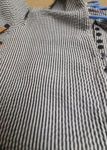 STYLISH STRIPED TOP WITH Button-up Sleeve Detail